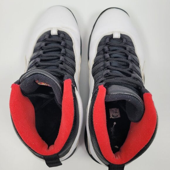 Air Jordan Retro 10 Men's White Black Basketball Sneakers 310805-102 US Size 10 - Picture 5 of 12